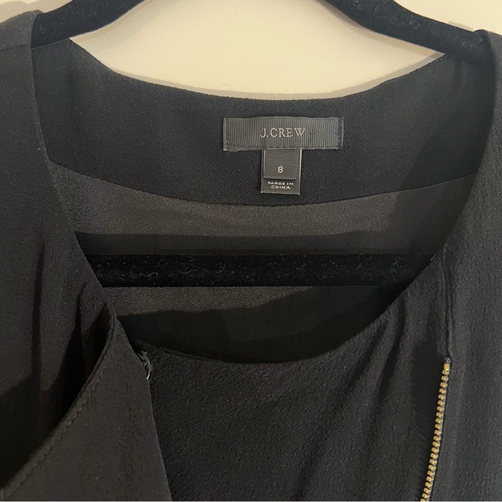 J Crew Black Crepe Jumpsuit 8 - Picture 3 of 13